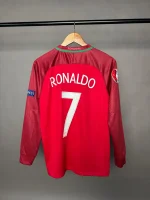 ⁦البرتغال 2016 الزي الاساسي اكمام طويلة⁩ - الصورة ⁦2⁩