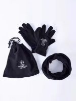 قفازات + لفحة + قبعة